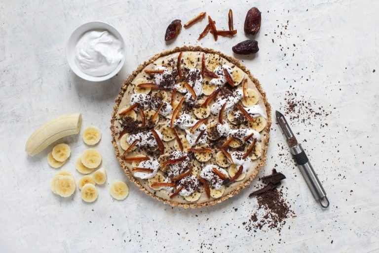 yogurt banoffee tart