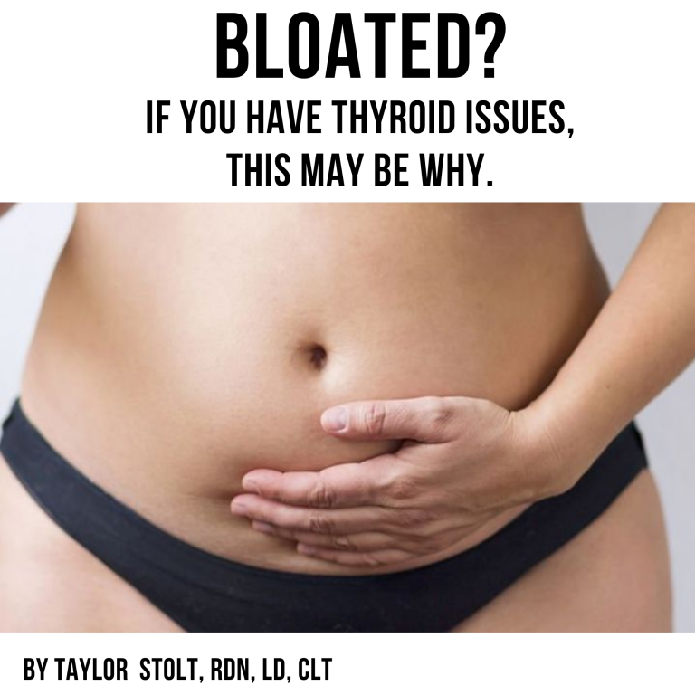 bloated? If you have thyroid issues, this may be why.