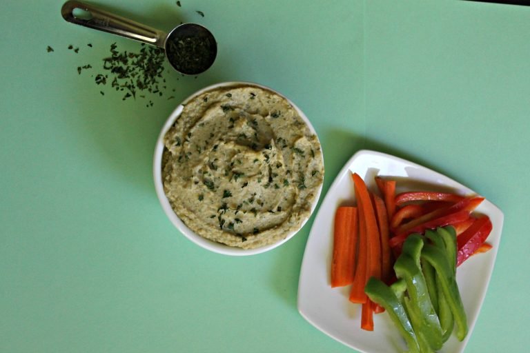 creamy ranch hummus