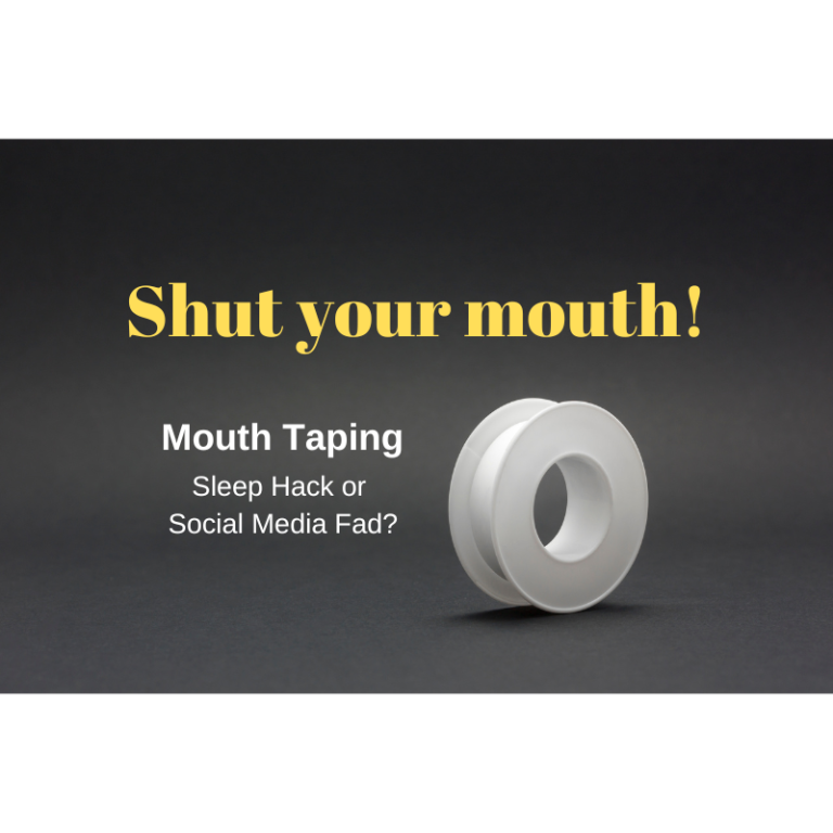 Mouth Taping: Sleep Hack or Social Media Fad?